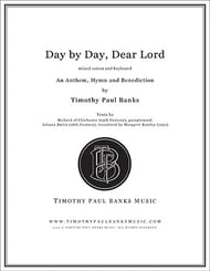 Day by Day, Dear Lord SATB choral sheet music cover Thumbnail